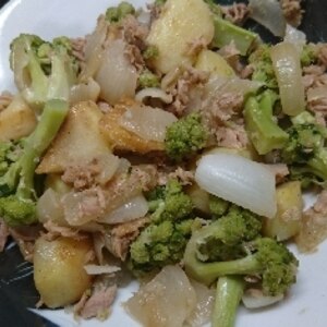 ボリューム野菜おかず☆ブロッコリーとツナの煮物